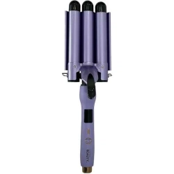 CORTEX WAVE MAKER מסלסל שיער קרמי חדשני בעל 3 ראשים בצבע סגול – קורטקס סגול