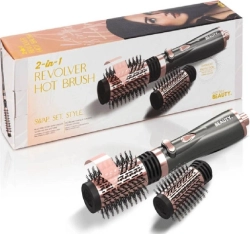 מברשת פן חשמלית מסתובבת 2 ב-1 קורטקס Cortex